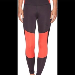 Women’s Adidas Designed to Move Mid-Rise Full Length Tights w/ Mesh